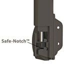 Weatherables Trident 10 in. Black Nylon Polymer Pool Safety Gate Latch