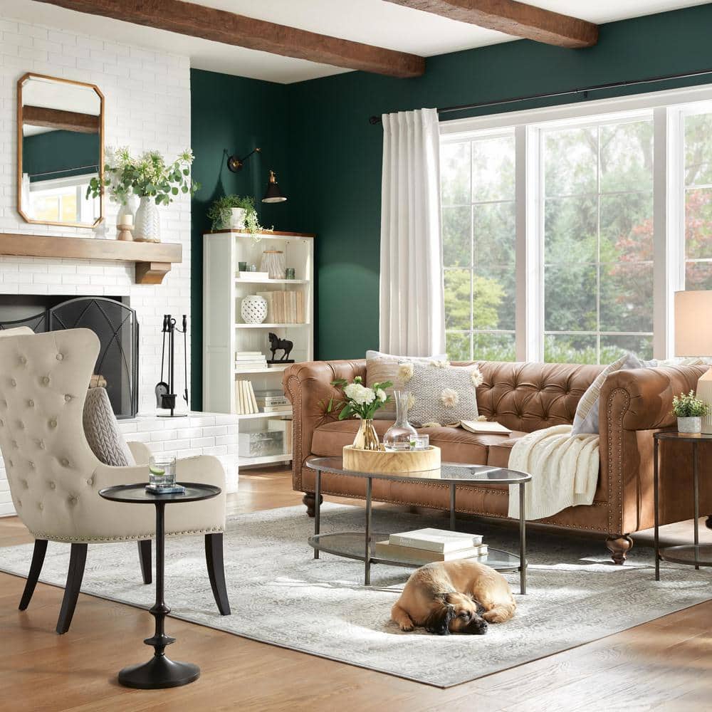Blue Ridge Hardwood Flooring Castlebury Weathered Cottage White Oak 3/8 in. T x 6 in. W Click Lock Engineered Hardwood Flooring (30.5 sq. ft./Case)