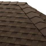GAF TimberCrest Weathered Wood Bullnose Hip and Ridge Cap Shingles