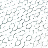 3.6 ft. x 196.85 ft. Galvanized Hexagonal Floral Green Welded  Wire, Outdoor Anti-Rust Chicken Wire Poultry Netting