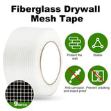 Wellco 7.9 in. x 164 ft. Self-Adhesive Fiberglass Mesh Drywall Joint Tape