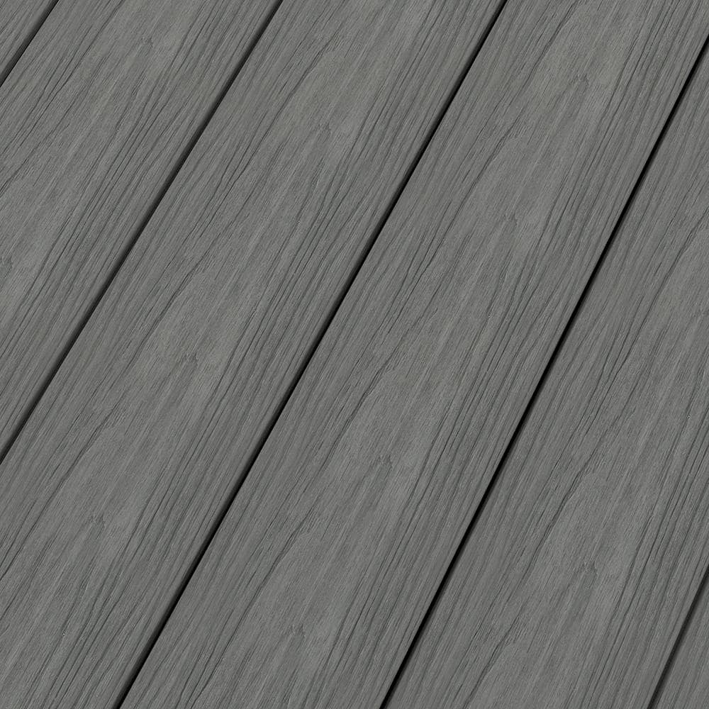 NewTechWood UltraShield Natural Voyager 1 in. x 6 in. x 8 ft. Westminster Gray Hollow Composite Decking Board