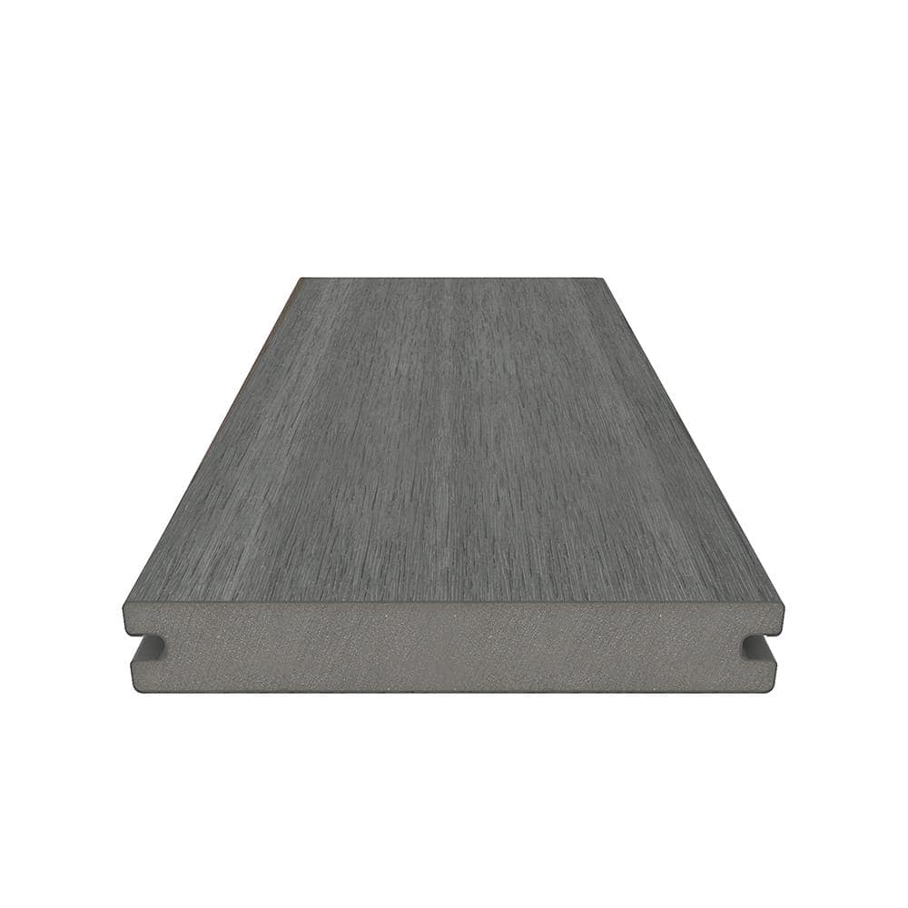 NewTechWood UltraShield Naturale Magellan Composite Decking Board 16 ft, Westminster Gray, 10-Pack