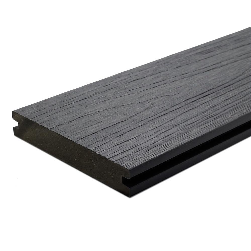 NewTechWood UltraShield Naturale Magellan Composite Decking Board 16 ft, Westminster Gray, 10-Pack