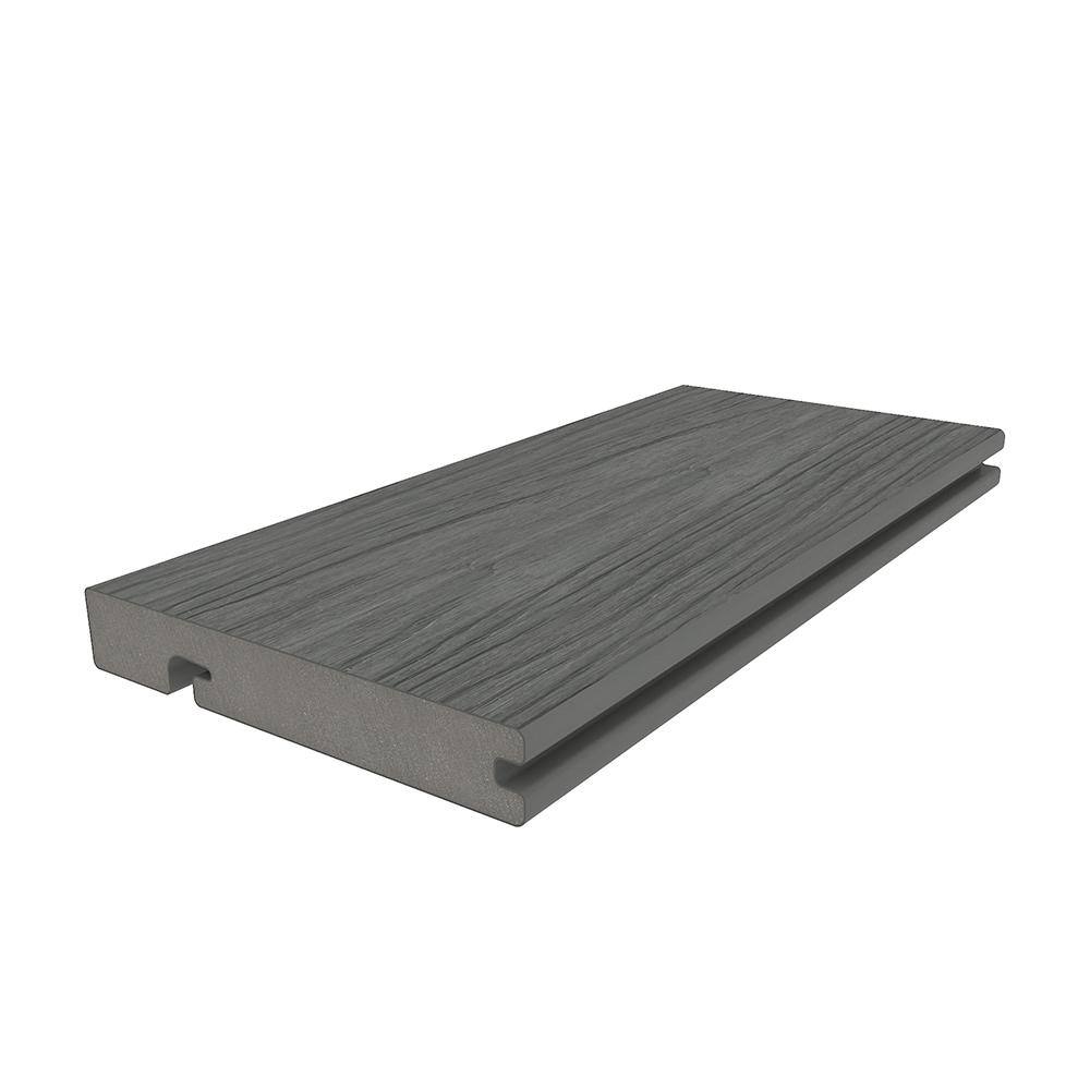 NewTechWood UltraShield Naturale Composite Hybrid Deck Board Sample - Westminster Gray