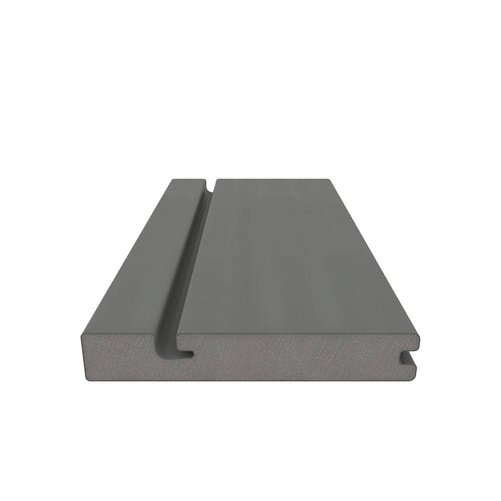 NewTechWood UltraShield Naturale Composite Hybrid Deck Board Sample - Westminster Gray