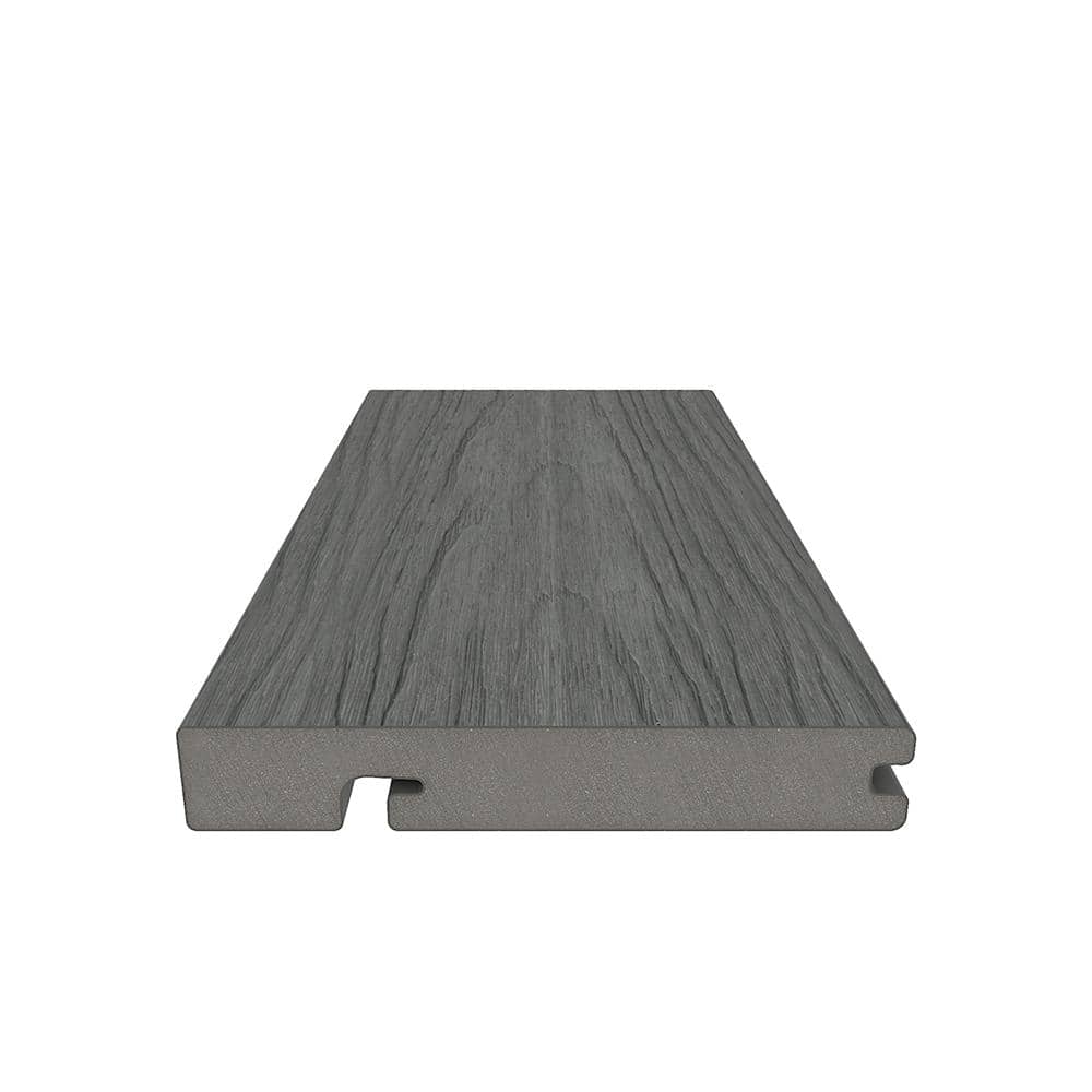 NewTechWood UltraShield Naturale Composite Hybrid Deck Board Sample - Westminster Gray