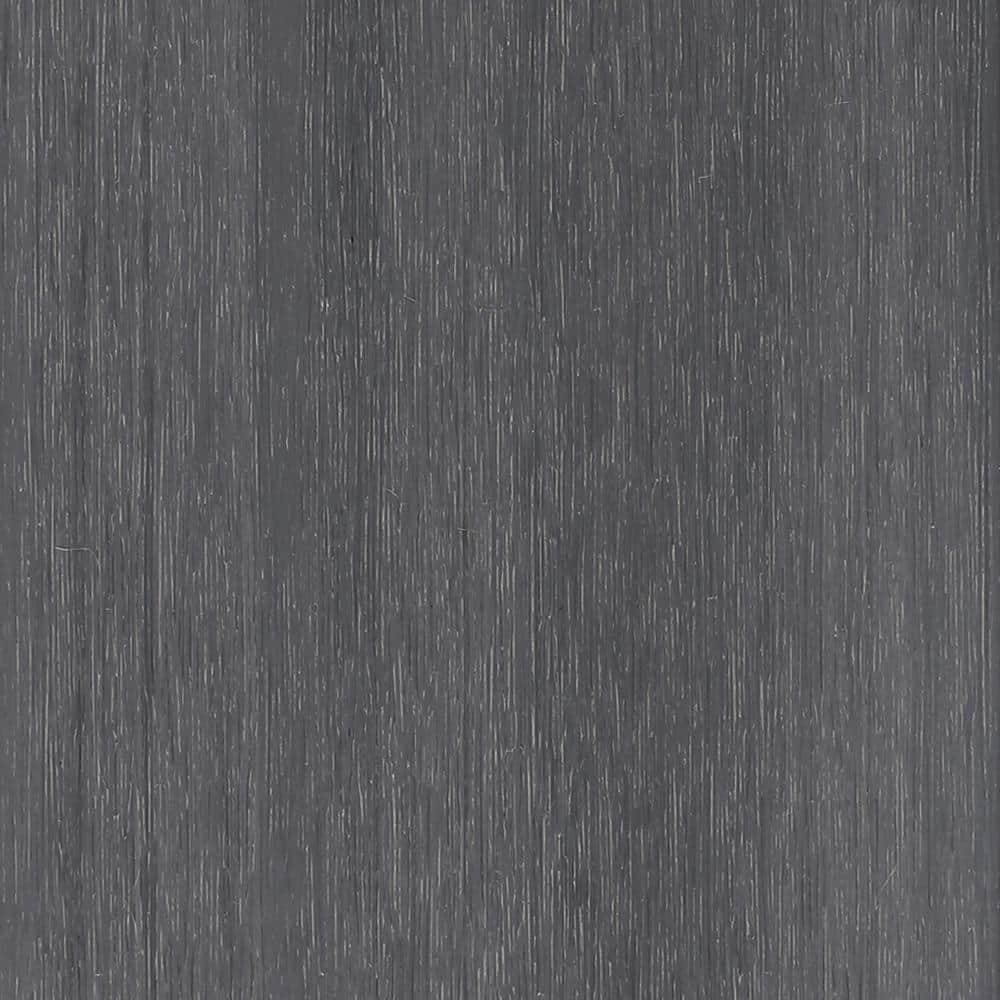 NewTechWood Naturale Magellan Series 1 in. x 5-1/2 in. x 0.5 ft. Westminster Gray Composite Decking Board Sample with Groove