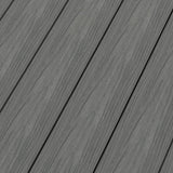 NewTechWood Naturale Magellan Series 1 in. x 5-1/2 in. x 0.5 ft. Westminster Gray Composite Decking Board Sample with Groove