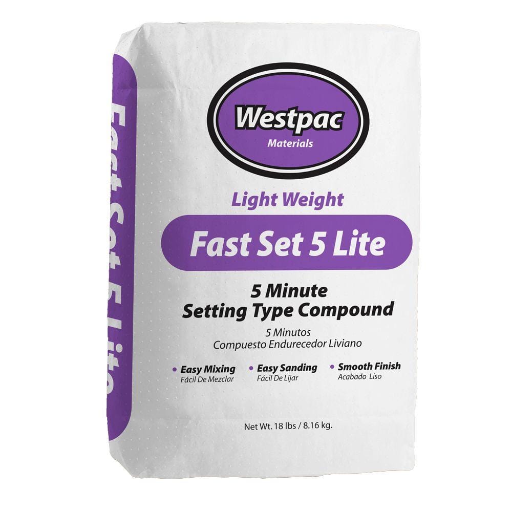 Westpac Materials 18 lb. Fast Set 5 Lite Setting-Type Joint Compound