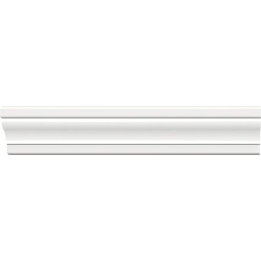 Ekena Millwork 2-1/4 in. x 3/4 in. x 96 in. Colonial Casing Moulding, PVC