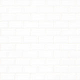 MSI Bright White Bevel 11.47 in. x 11.63 in. x 6 mm Glossy Porcelain Mesh-Mounted Mosaic Tile (13.35 sq. ft. / case)
