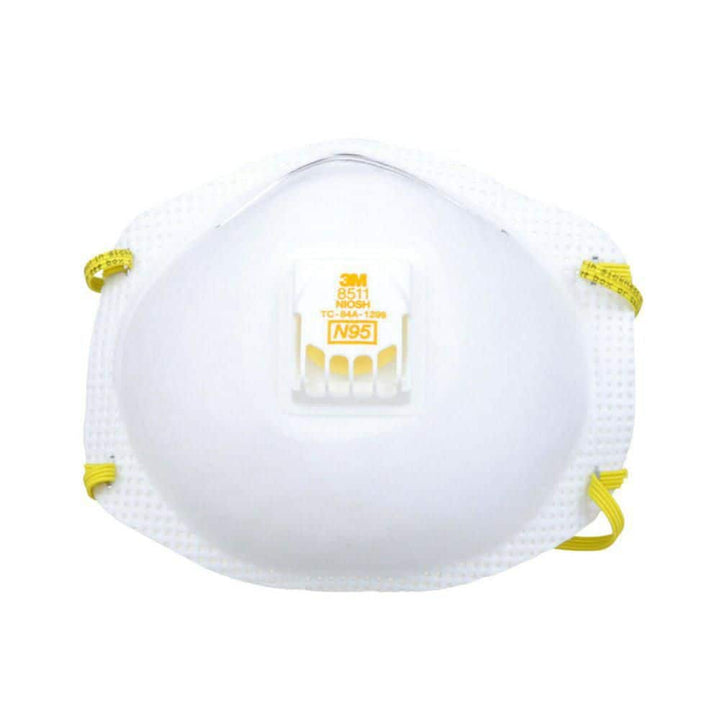 3M 8511 N95 Disposable Paint Respirator with Cool Flow Valve, 2-Pack