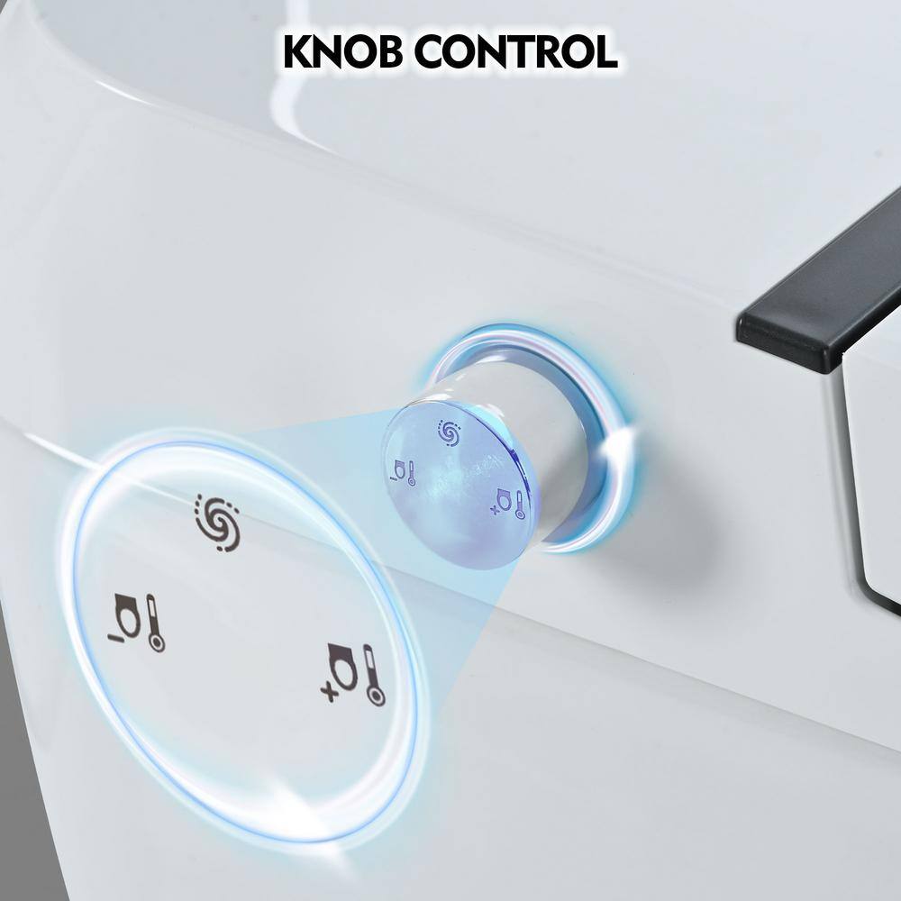 Abruzzo Smart Bidet Toilet with Heated Seat and Foot Sensor Flush