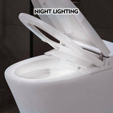 Abruzzo Elongated Smart Bidet Toilet with Sensor Flush & Night Light
