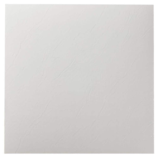 ACHIM Nexus White 12 in. x 12 in. Peel and Stick Solid Vinyl Tile (20 sq. ft./case)