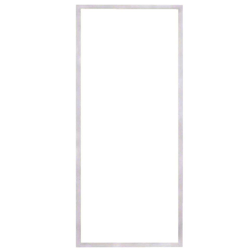 72 in. x 80 in. 50 Series White Vinyl Sliding Patio Door Fixed Panel, Universal Handing