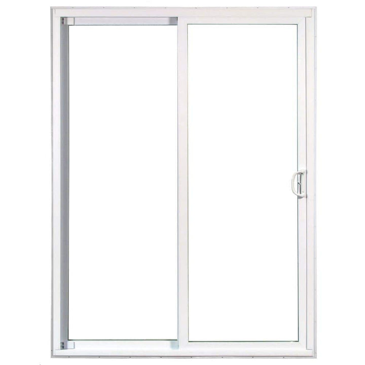72 in. x 80 in. 50 Series White Vinyl Left-Hand Sliding Patio Door