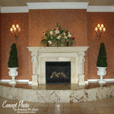 American Pro Decor 3-15/16 in. x 3-5/8 in. x 94-1/2 in. Egg and Dart with Acanthus Corbel Polyurethane Crown Moulding 15-1/2 LF (2-Pack)