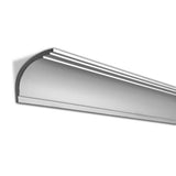American Pro Decor 4-3/8 in. x 4-3/4 in. x 94-1/2 in. Plain Polyurethane Crown Moulding Pro Pack 15-1/2 LF (2-Pack)