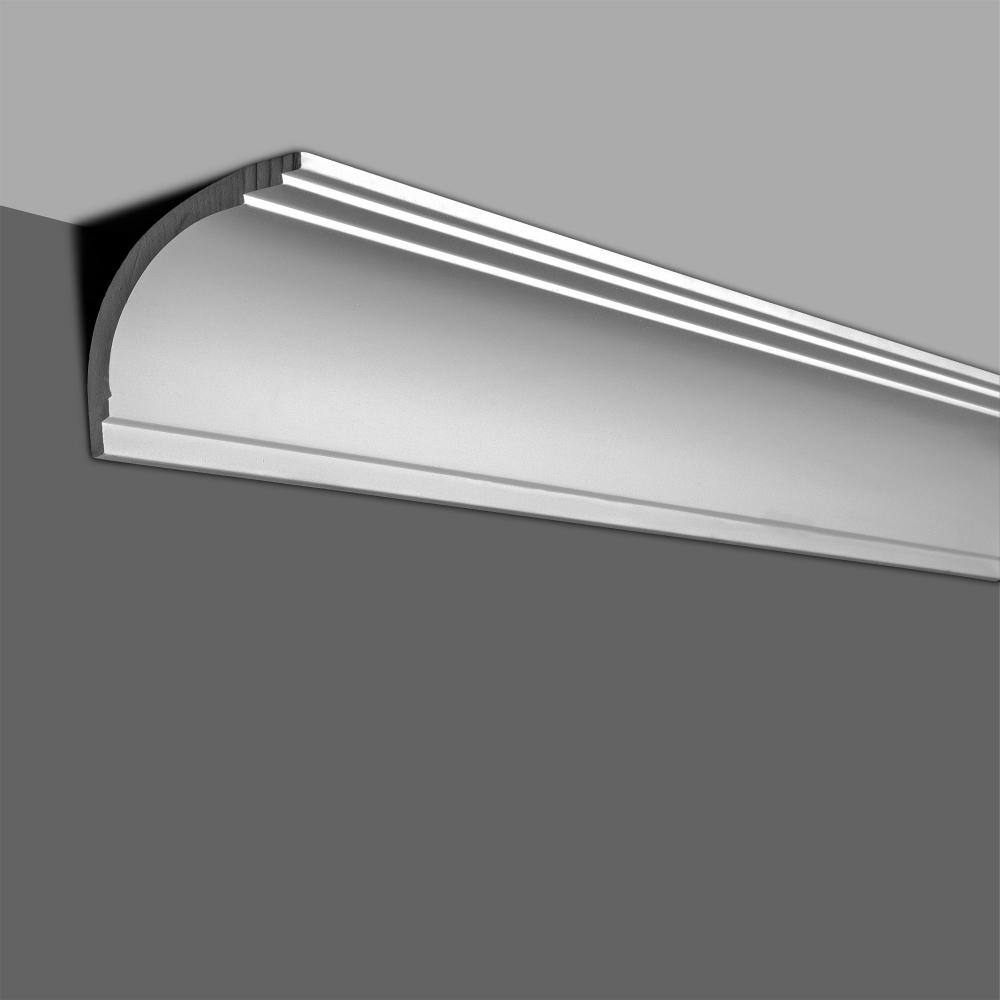 American Pro Decor 4-3/8 in. x 4-3/4 in. x 94-1/2 in. Plain Polyurethane Crown Moulding Pro Pack 15-1/2 LF (2-Pack)