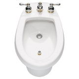 American Standard Cadet Round Bidet in White for Deck Mounted Fitting