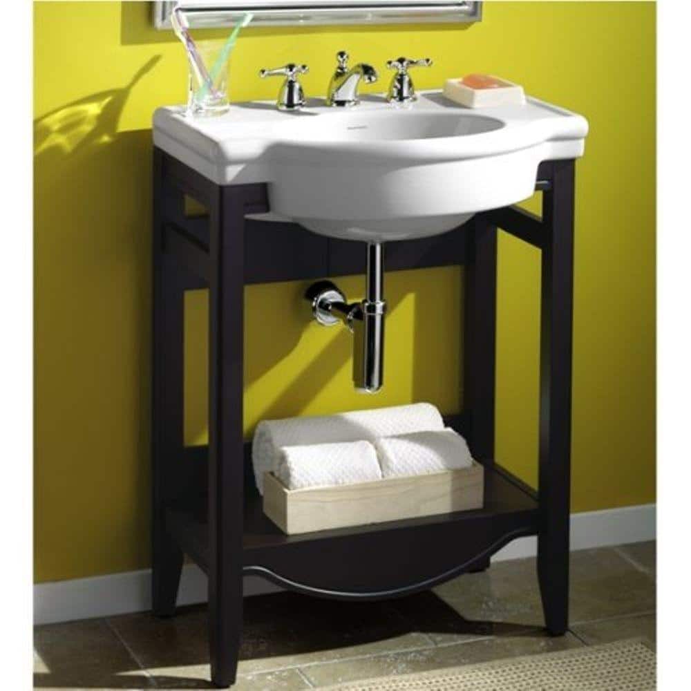 American Standard Retrospect 27 in. W Pedestal Sink Basin in White