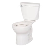 American Standard Cadet 3 White Round Standard Height 2-Piece Toilet, 10-in Rough-In