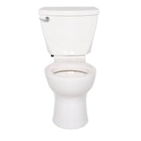 American Standard Cadet 3 White Round Standard Height 2-Piece Toilet, 10-in Rough-In