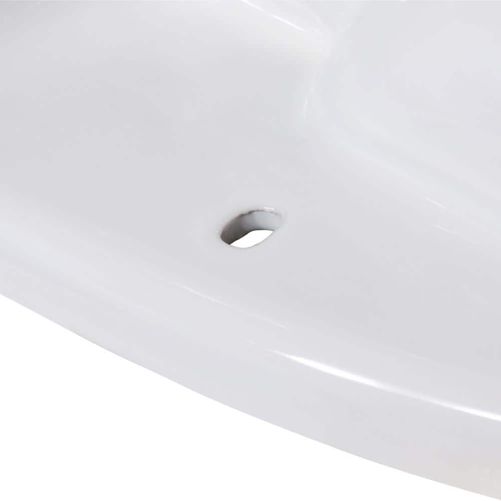 American Standard Cadet 3 White Round Standard Height 2-Piece Toilet, 10-in Rough-In