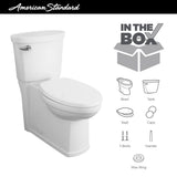 American Standard Cadet 3 Decor Tall Height 2-Piece 1.28 GPF Single-Flush Elongated Toilet with Slow-Close Seat, White