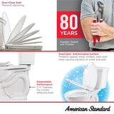 American Standard Cadet White Round Chair Height 2-Piece Toilet, 12-in Rough-In, ADA Compliant