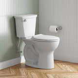 American Standard Cadet White Round Chair Height 2-Piece Toilet, 12-in Rough-In, ADA Compliant
