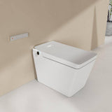 ANGELES HOME Rectangular Bidet Toilet with Auto Open/Close Lid & Night Light