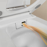 ANGELES HOME Rectangular Bidet Toilet with Auto Open/Close Lid & Night Light