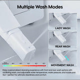 ANGELES HOME Elongated Smart Toilet Bidet with Automatic Features & Night Light