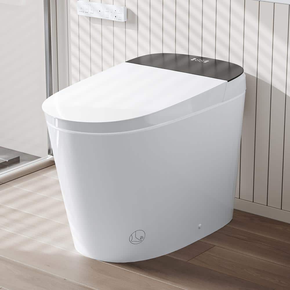 ANGELES HOME Smart Bidet Toilet with Built-in Tank, Auto Flush & UV Sterilization