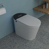 ANGELES HOME Smart Elongated Bidet Toilet with Auto Features, 1.28 GPF, White