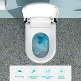 ANGELES HOME Elongated Bidet Toilet 1.28 GPF with Foot Sensor and Auto Flushing