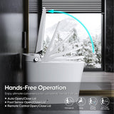 ANGELES HOME Smart Bidet Toilet with Heated Seat and Auto Features