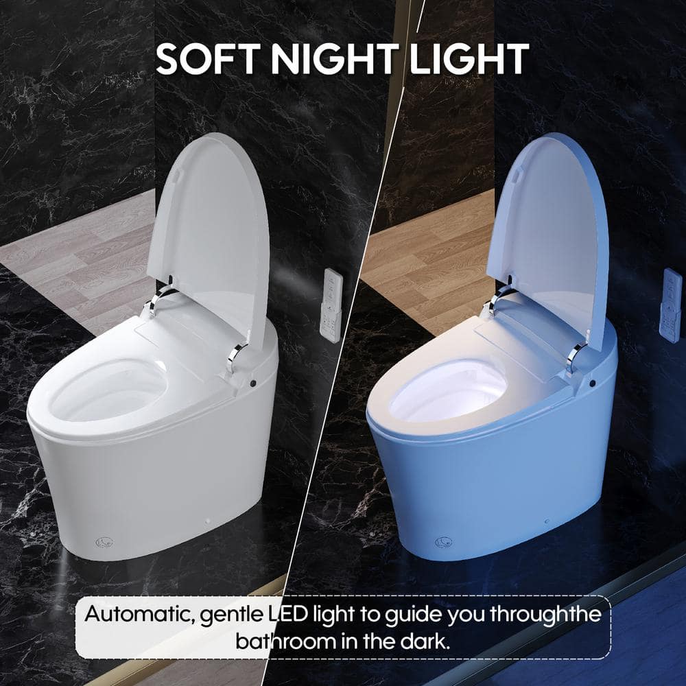 ANGELES HOME Smart Bidet Toilet with Heated Seat and Auto Features