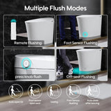 ANGELES HOME Smart Bidet Toilet with Heated Seat and Auto Features