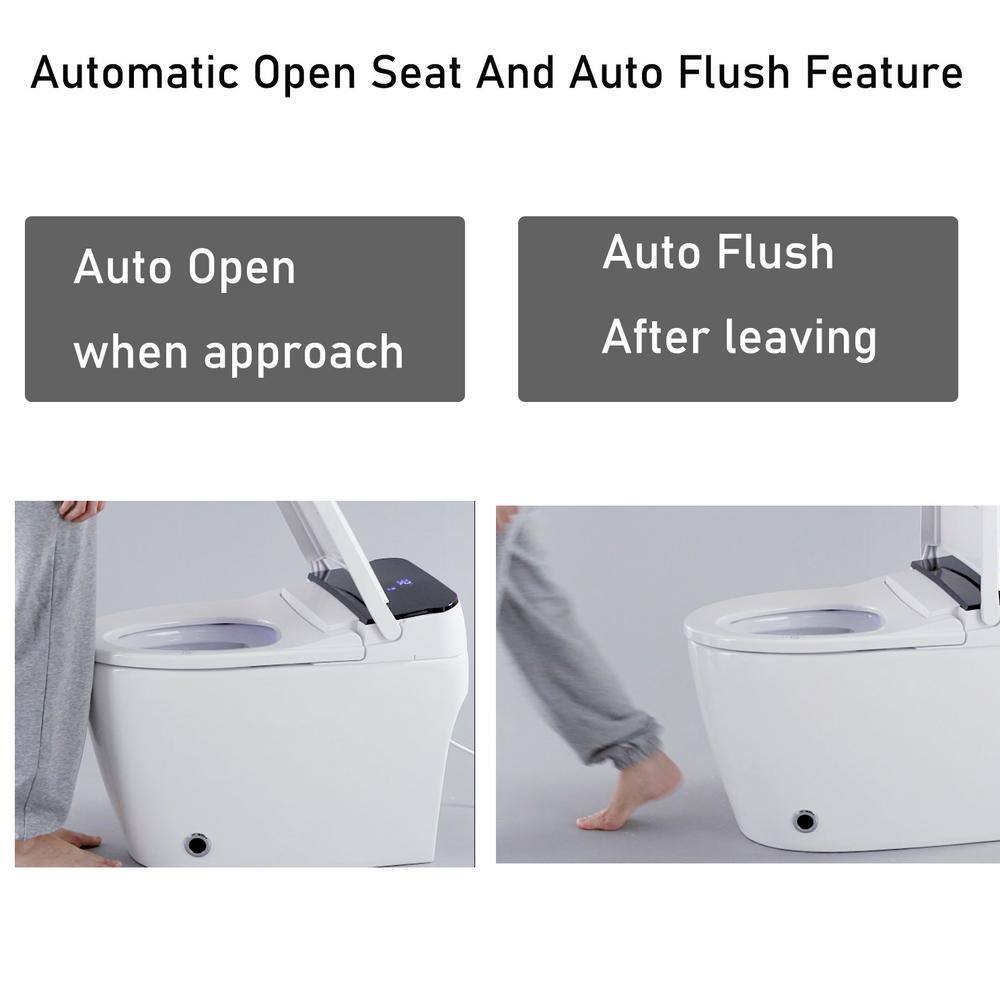 ANGELES HOME Smart Bidet Toilet with Heated Seat and LED Display