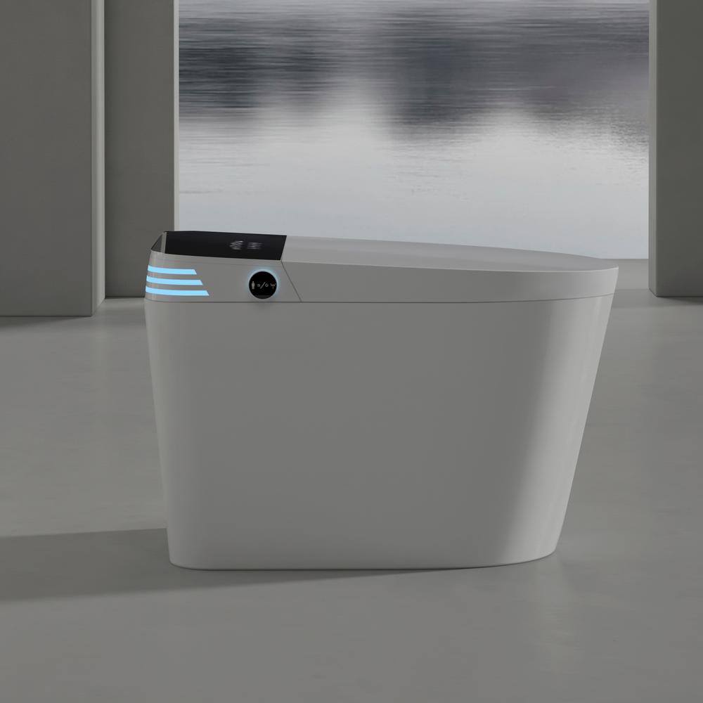 ANGELES HOME Elongated Bidet Toilet with Auto Features & Heated Seat