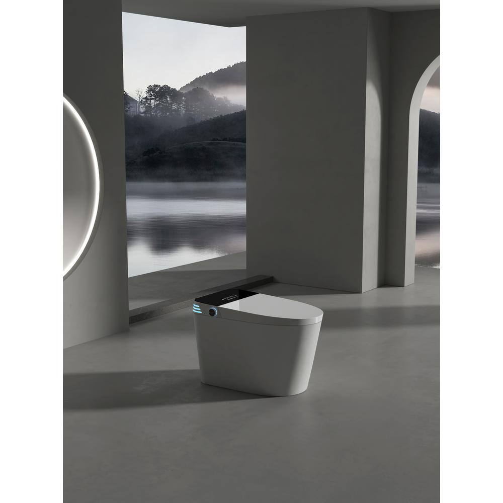 ANGELES HOME Elongated Bidet Toilet with Auto Features & Heated Seat