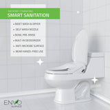 ANZZI Dive Smart Electric Bidet Toilet Seat with Remote Control and Heated Seat