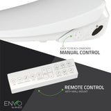 ANZZI Dive Smart Electric Bidet Toilet Seat with Remote Control and Heated Seat