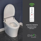 ANZZI ENVO Shroud 1.28 GPF Smart Bidet Toilet with Auto Flush and Heated Seat
