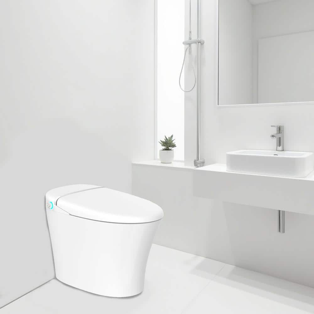 ANZZI ENVO Spirit Smart Bidet Toilet with Remote Control, Auto Flush, & Heated Seat