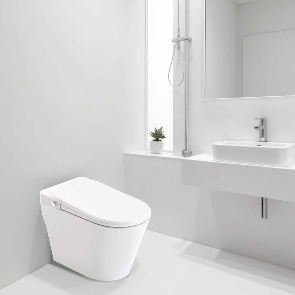 ANZZI ENVO Resonance Elongated Smart Bidet Toilet with Auto Features and Heated Seat
